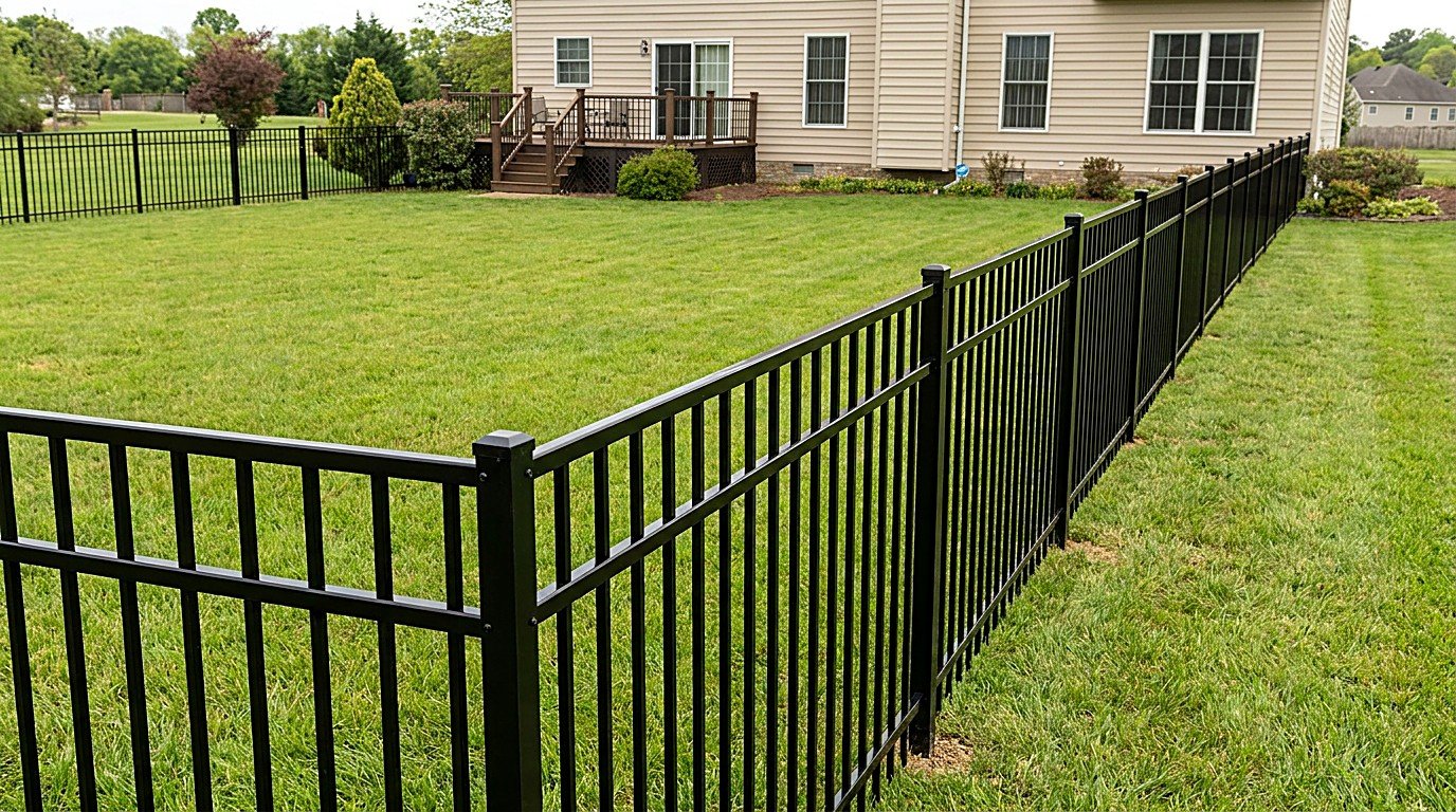 Fence installation background